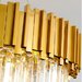 Candelabru Scaly Gold Matte 720, 15 surse de iluminare